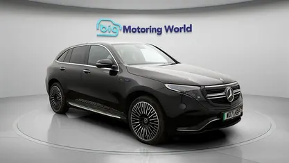 Used Mercedes EQC400 AMG line 300 kW (408 HP) 2022 Black SUV