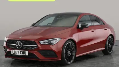 Used Mercedes CLA180 AMG Line Premium Plus 136 HP (100 kW) 2022 Red Sedan
