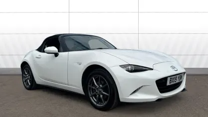Used Mazda MX5 132 HP (97 kW) 2019 White Cabriolet