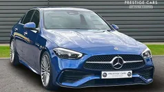Blue Used 2023 Mercedes C220 AMG Line Premium Sedan | £32,991 (Fair price)