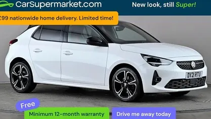 Used Vauxhall Corsa SRi 101 HP (74 kW) 2021 White Hatchback