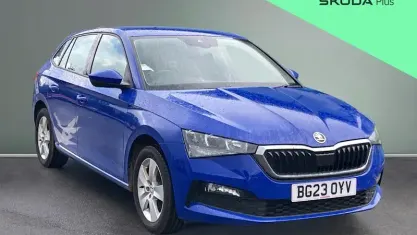 Used Skoda Scala SE 110 HP (80 kW) 2023 Blue Hatchback