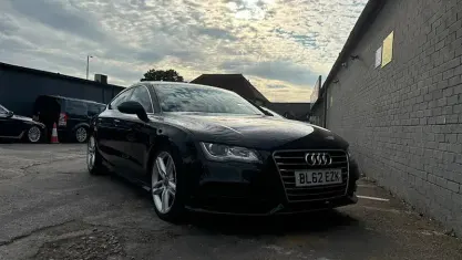 Used Audi A7 Sportback S-Line 204 HP (150 kW) 2013 Black Hatchback
