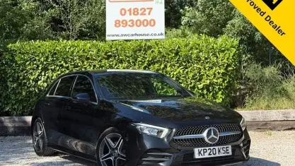 Used Mercedes A200 AMG line 150 HP (110 kW) 2020 Black Hatchback