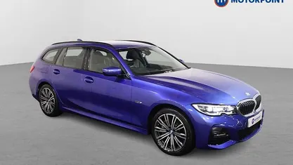 Blue Used 2021 BMW 330e M Sport Estate | £22,749 (Fair price)