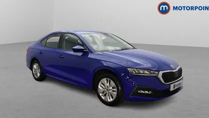 Used Skoda Octavia SE Technology 110 HP (80 kW) 2020 Blue Hatchback