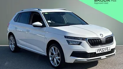 Used Skoda Kamiq SE L Executive 150 HP (110 kW) 2022 White SUV