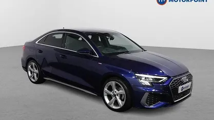 Blue Used 2023 Audi A3 S-Line Sedan | £21,749 (Fair price)