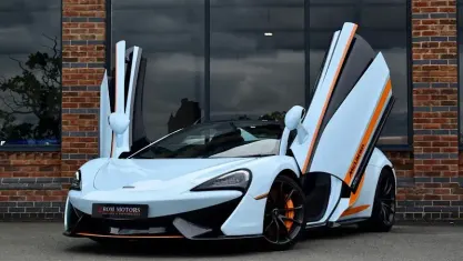 Used McLaren 570S 570 HP (419 kW) 2018 White Cabriolet