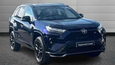 Blue New 2025 Toyota RAV4 Hybrid Sport SUV | £47,295 (Good price)