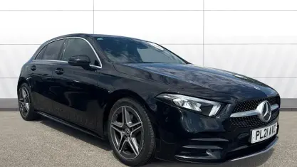 Used Mercedes A220 AMG line 190 HP (139 kW) 2021 Black Hatchback