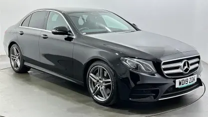 Used Mercedes E200 AMG line 184 HP (135 kW) 2019 Black Sedan