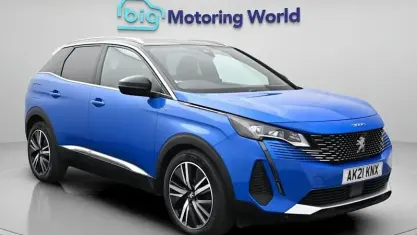 Begagnad Peugeot 3008 Premium 181 HK (133 kW) 2021 Blå SUV