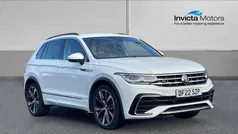 White Used 2022 VW Tiguan R-line SUV | £27,474 (Fair price)