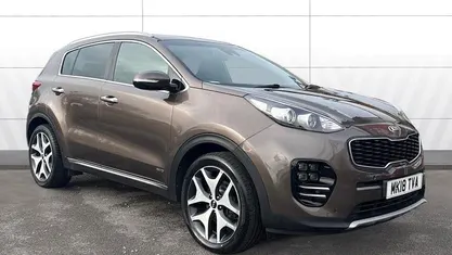 Used Kia Sportage GT-Line 136 HP (100 kW) 2018 Brown SUV
