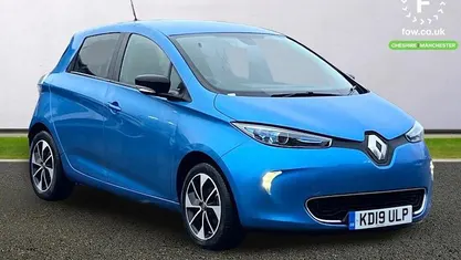 Used Renault Zoe Dynamique 80 kW (109 HP) 2019 Blue Hatchback