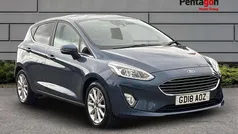 Blue Used 2018 Ford Fiesta Titanium Hatchback | £8,450 (Fair price)