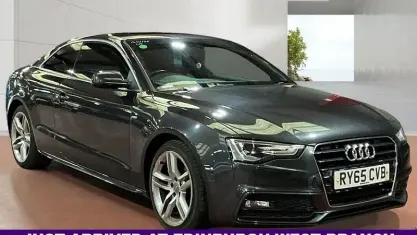 Used Audi A5 S-Line 190 HP (139 kW) 2016 Grey Coupe