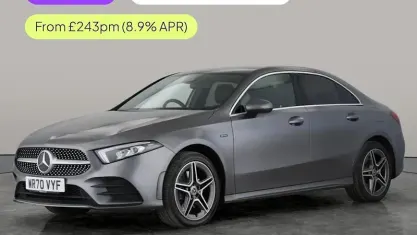 Used Mercedes A250 AMG line 218 HP (160 kW) 2020 Grey Sedan