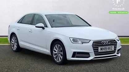 Used Audi A4 Comfort 150 HP (110 kW) 2019 White Sedan