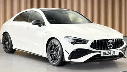 Used Mercedes CLA35 AMG Premium Plus 306 HP (225 kW) 2024 White Coupe