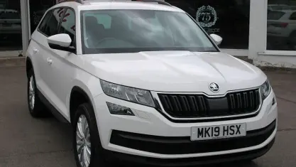 Used Skoda Kodiaq SE Technology 150 HP (110 kW) 2019 White SUV
