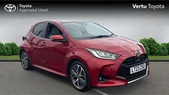 Red Used 2023 Toyota Yaris Hybrid Hatchback | £18,436 (Fair price)