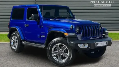 Used Jeep Wrangler Sahara 272 HP (200 kW) 2019 Blue SUV
