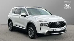 White Used 2023 Hyundai Santa Fe Ultimate SUV | £33,468 (Fair price)