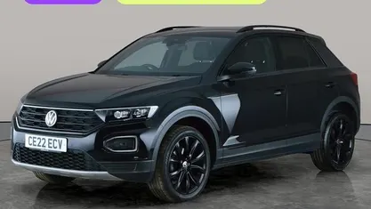 Used VW T-Roc Black Edition 150 HP (110 kW) 2021 Black SUV