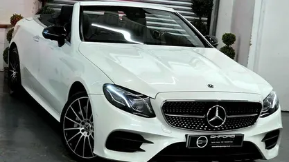Used Mercedes E450 AMG line 367 HP (269 kW) 2019 White Cabriolet