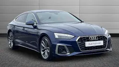 Blue Used 2021 Audi A5 Sportback S-Line Hatchback | £25,695 (Fair price)