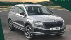 Graphite grey metallic Used 2024 Skoda Karoq SportLine SUV | £29,495 (Fair price)