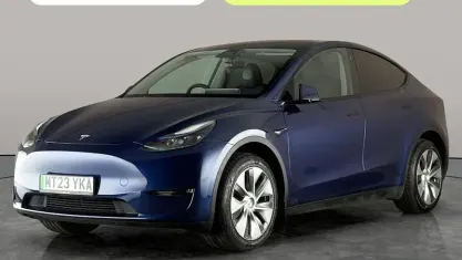 Used Tesla Model Y Long Range AWD 378 kW (514 HP) 2023 Blue SUV