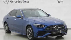 Blue Used 2024 Mercedes C300e AMG Line Premium Plus Sedan | £37,995 (Fair price)