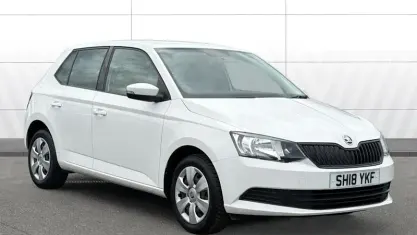 Begagnad Skoda Fabia 60 HK (44 kW) 2018 Vit Halvkombi