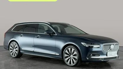 Used Volvo V90 Inscription 197 HP (144 kW) 2021 Blue Estate