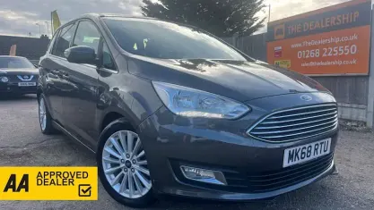 Used Ford Grand C-Max Titanium 125 HP (91 kW) 2018 Grey MPV