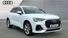 Ibis white Used 2020 Audi Q3 S-Line SUV | £26,015 (Fair price)