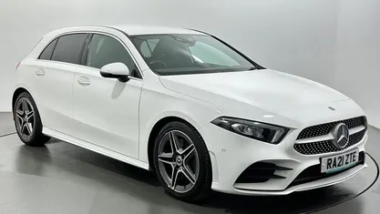 Used Mercedes A250 AMG Line Premium 224 HP (164 kW) 2020 White Hatchback