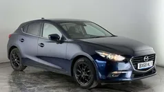 Blue Used 2017 Mazda 3 Hatchback | £8,450 (Fair price)
