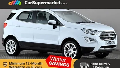 White Used 2022 Ford Ecosport Titanium SUV | £10,697 (Fair price)