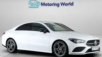 Used Mercedes CLA180 Executive 136 HP (100 kW) 2022 White Coupe