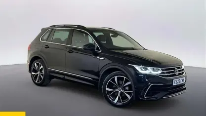 Used VW Tiguan R-line 150 HP (110 kW) 2022 Black SUV