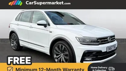 White Used 2017 VW Tiguan R-line SUV | £18,897 (Fair price)