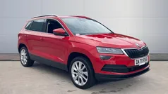 Red Used 2021 Skoda Karoq SE L SUV | £18,368 (Fair price)