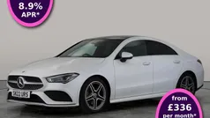 White Used 2022 Mercedes CLA180 AMG line Sedan | £25,118 (Fair price)