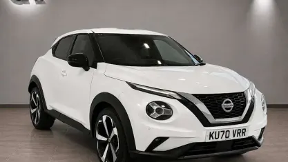 Used Nissan Juke Tekna 117 HP (86 kW) 2020 White SUV