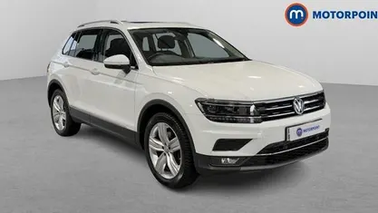 White Used 2020 VW Tiguan SEL SUV | £20,199 (Fair price)