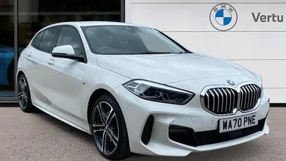 Used BMW 118 M Sport 140 HP (102 kW) 2020 White Hatchback